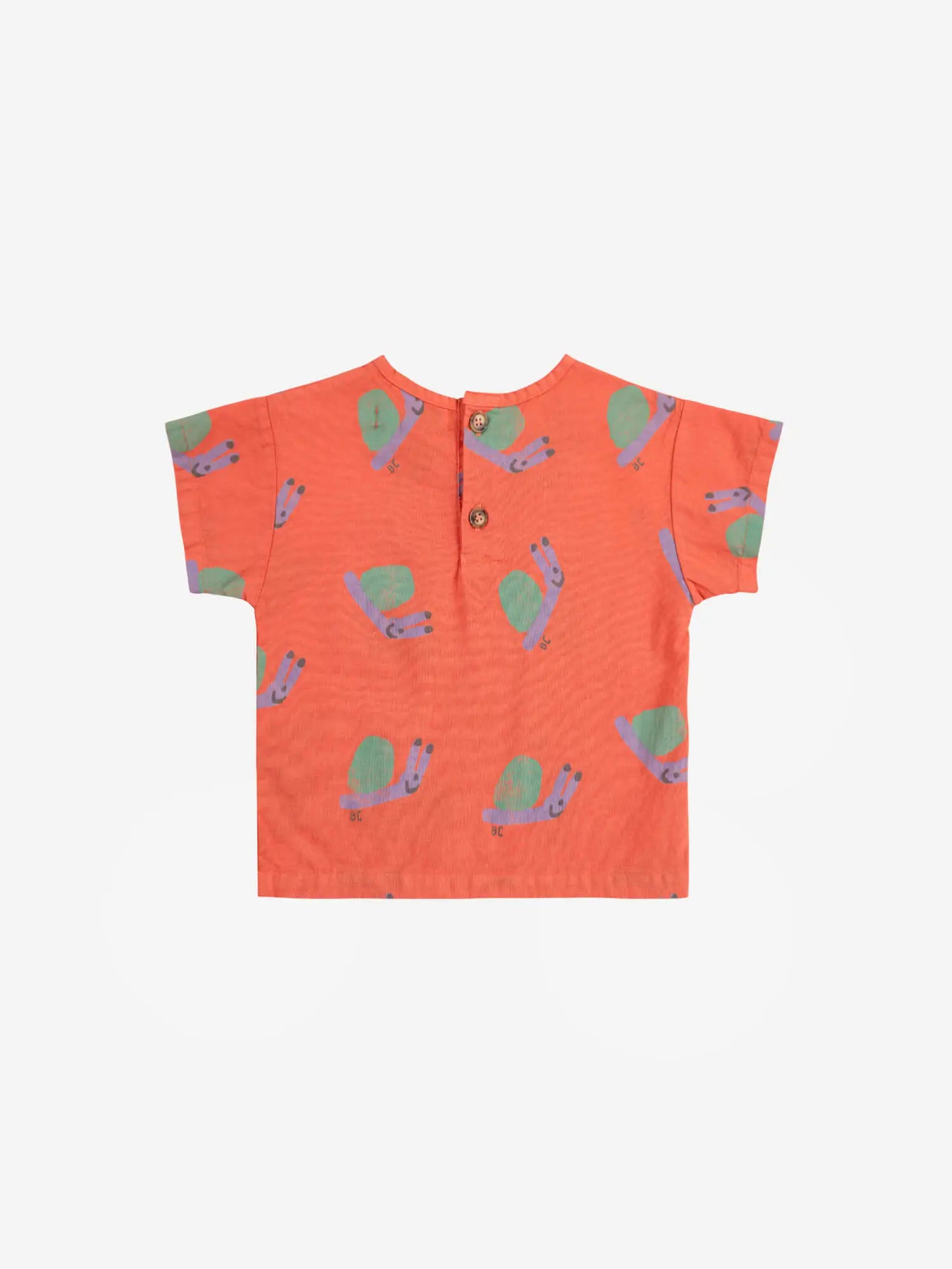 Bobo Choses Funny Snail All Over Woven Blouse