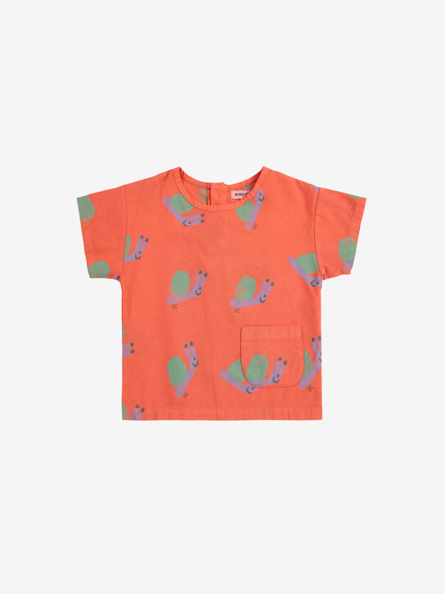 Bobo choses Funny Snail all over woven blouse