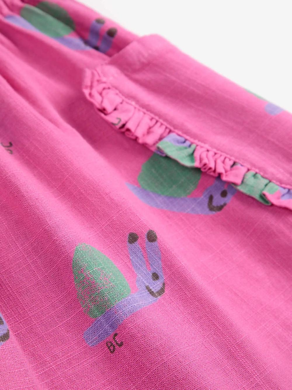 Bobo Choses Funny Snail All Over Woven Skirt