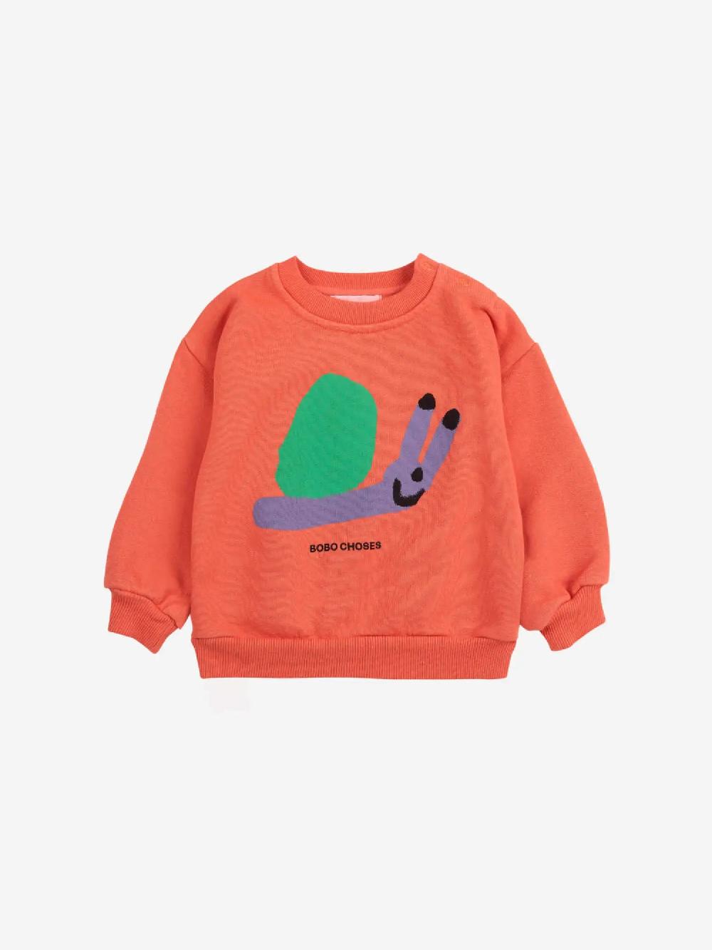 Bobo Choses Funny Snail Sweatshirt