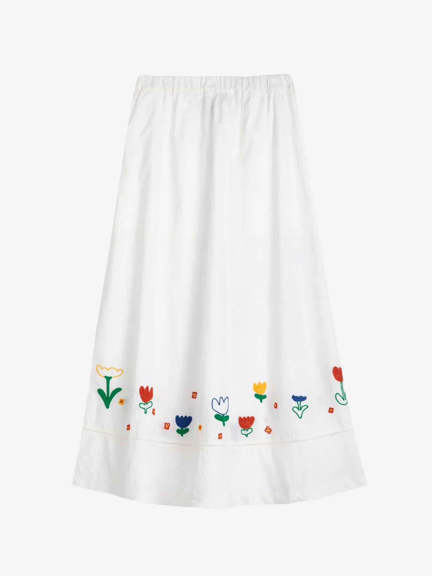 Bobo Choses Garden Embroidery Poplin Skirt