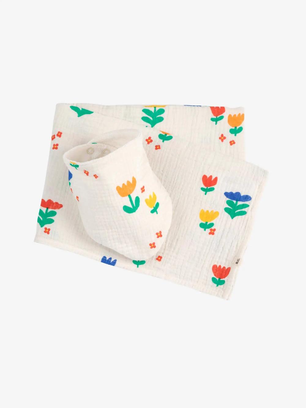 Bobo choses Garden Party all over muslin & bib set