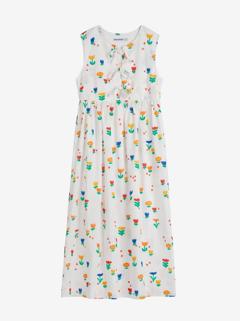 Bobo Choses Garden Party Print Tie String Dress
