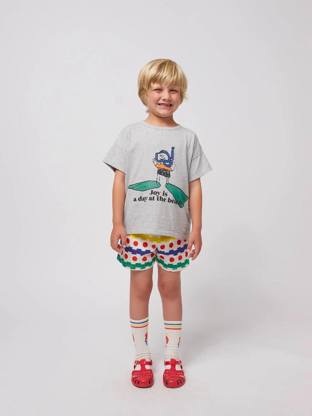Bobo Choses Geometric All Over Waffle Shorts