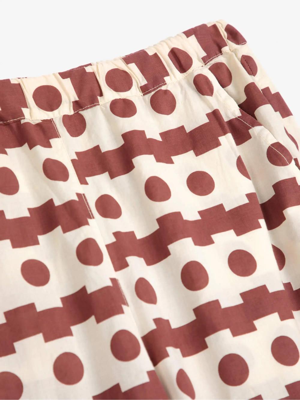 Bobo Choses Geometric Print Wide-leg Trousers