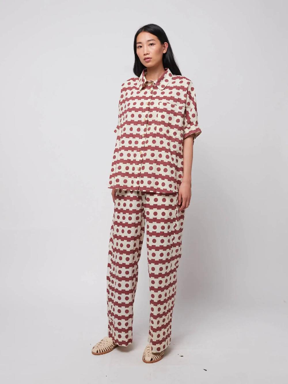 Bobo choses Geometric print wide-leg trousers