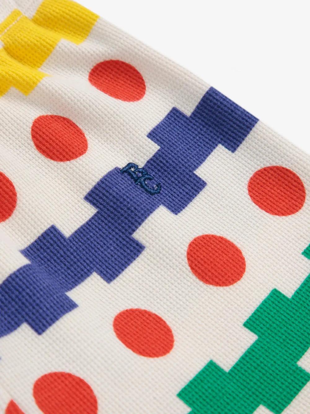 Bobo Choses Geometrical All Over Waffle Pants