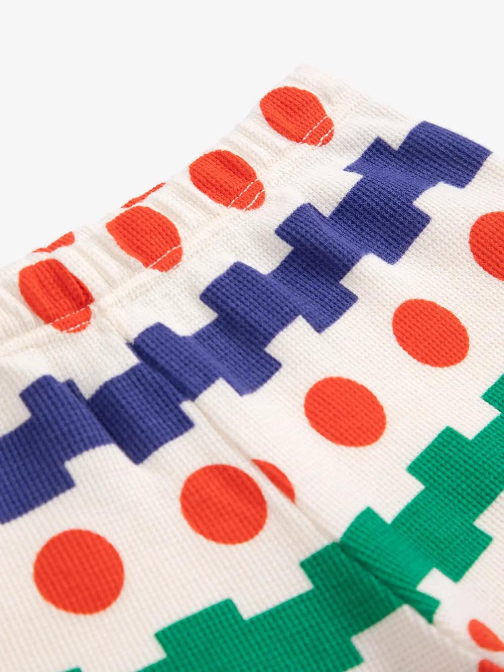 Bobo Choses Geometrical All Over Waffle Shorts