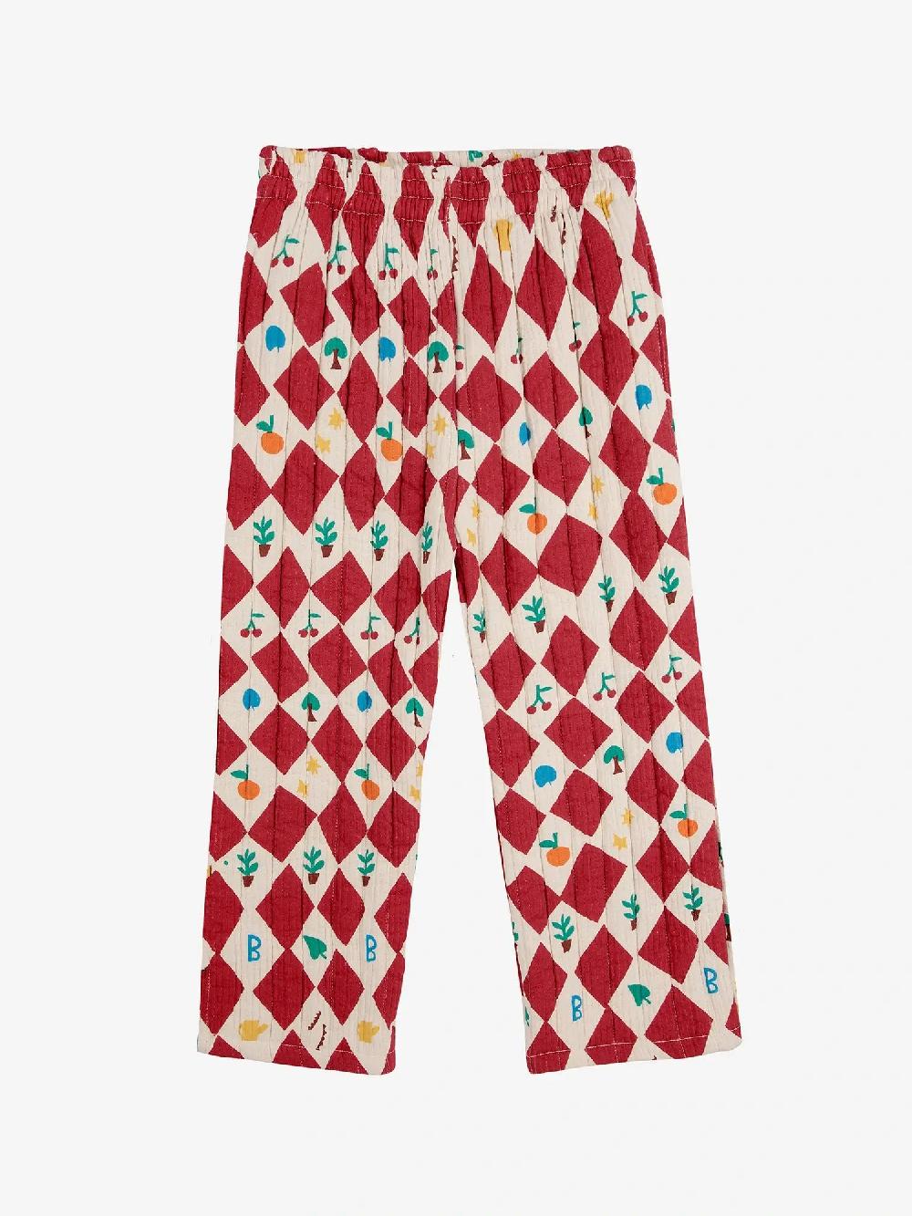 Bobo Choses Harlequin All Over Quilted Pants