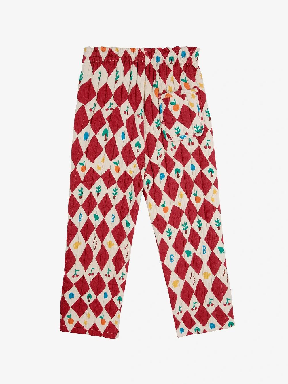 Bobo Choses Harlequin All Over Quilted Pants