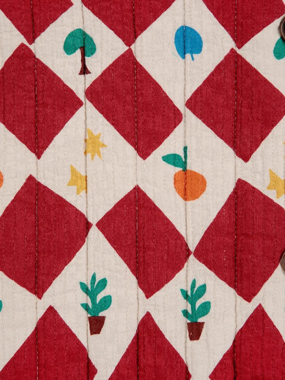 Bobo Choses Harlequin All Over Quilted Vest