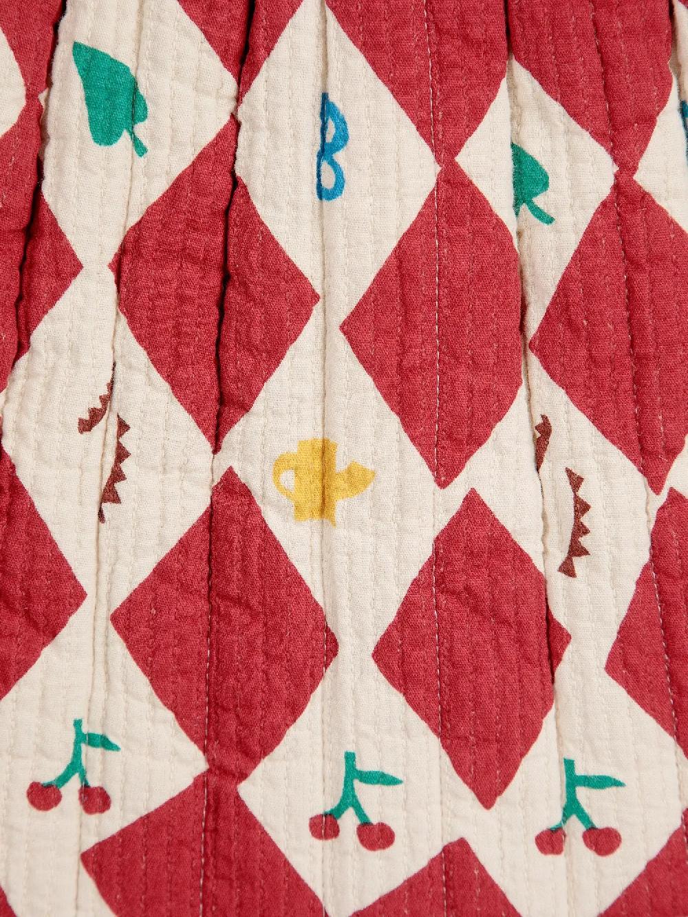 Bobo Choses Harlequin All Over Quilted Woven Skirt