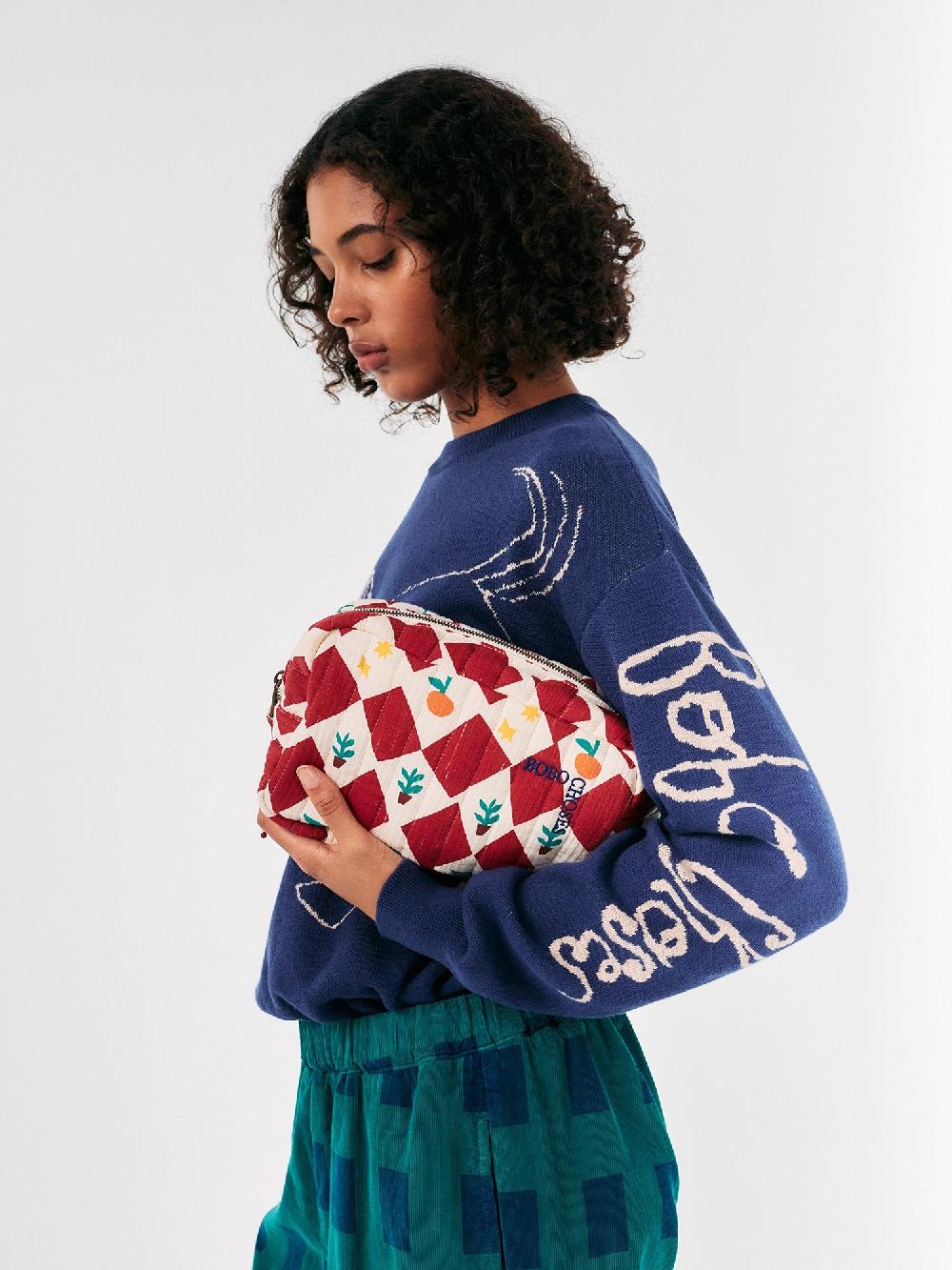 Bobo Choses Harlequin Printed Quilted Pouch
