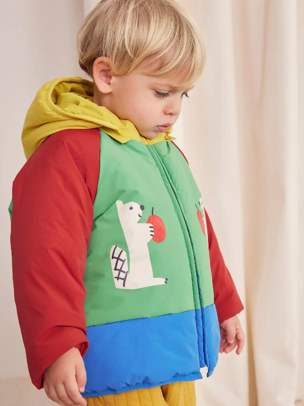 Bobo choses Hungry Squirrel hooded anorak