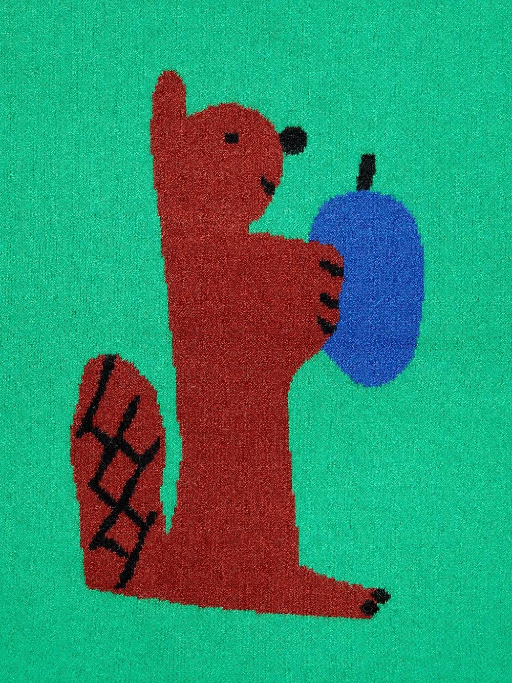 Bobo Choses Hungry Squirrel Jacquard Jumper