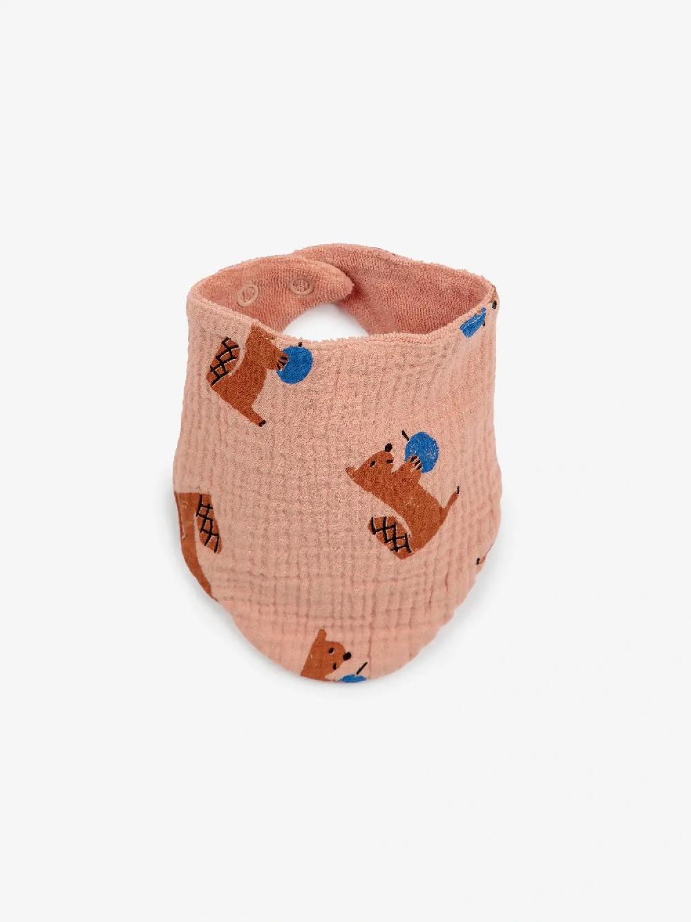 Bobo Choses Hungry Squirrel Muslin And Bib Set