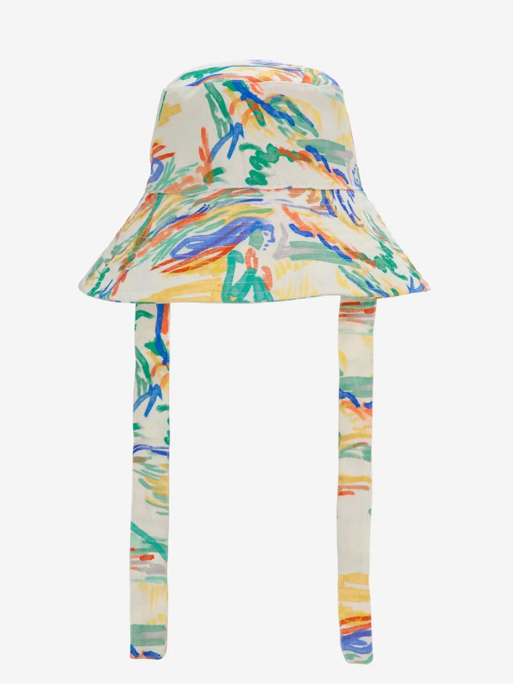 Bobo Choses Landscape Print Canvas Hat