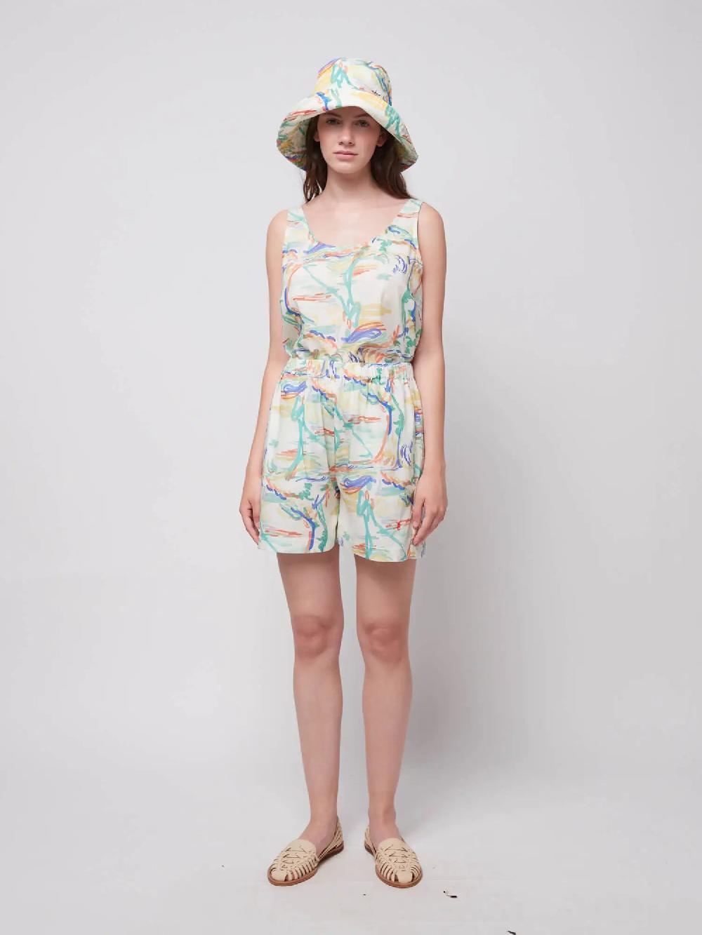 Bobo Choses Landscape Print Lyocell Shorts