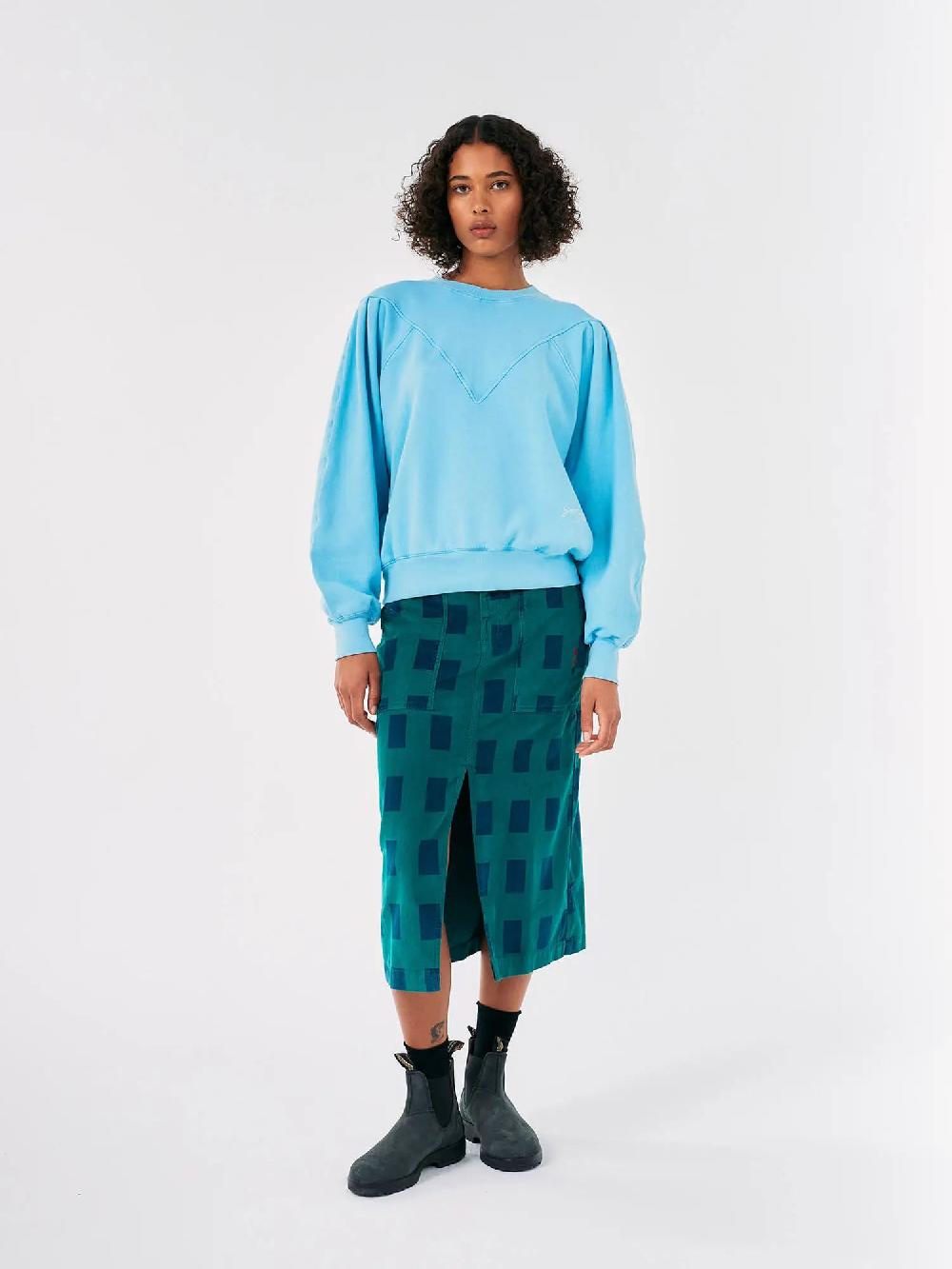 Bobo Choses Light Blue Detailed Sweatshirt