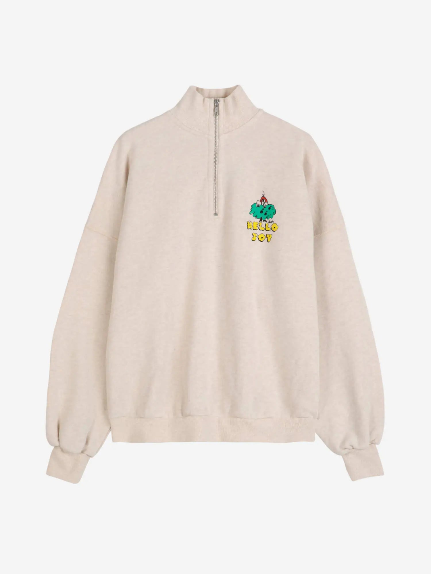 Bobo Choses Logo Zipper Relaxed Sweatshirt
