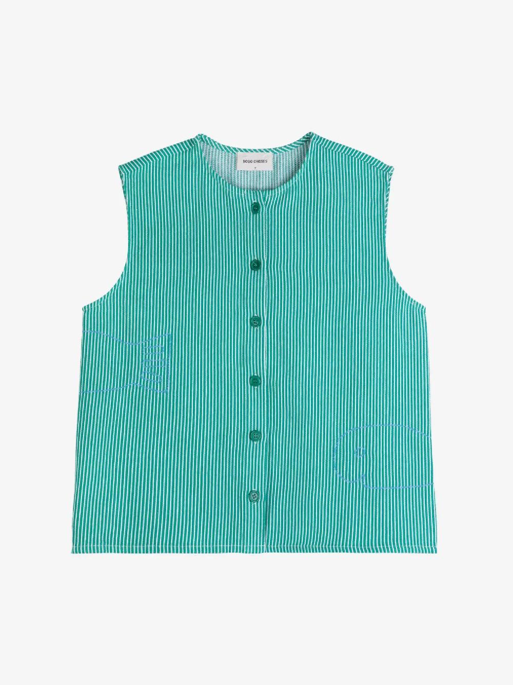 Bobo Choses Luchy Fish Embroidery Shirt