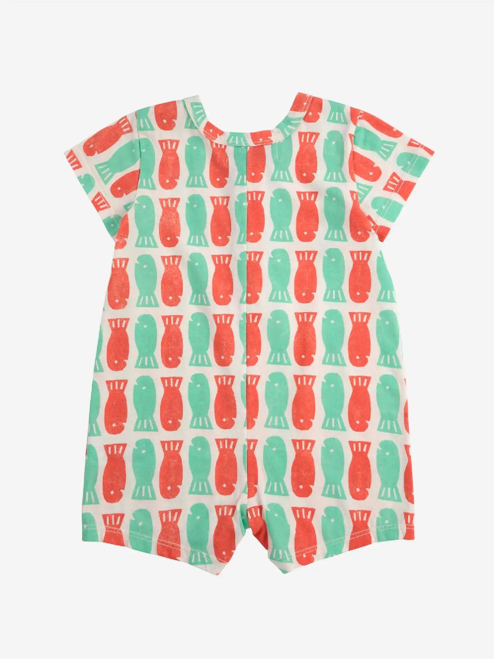 Bobo Choses Lucky Fish All Over Playsuit