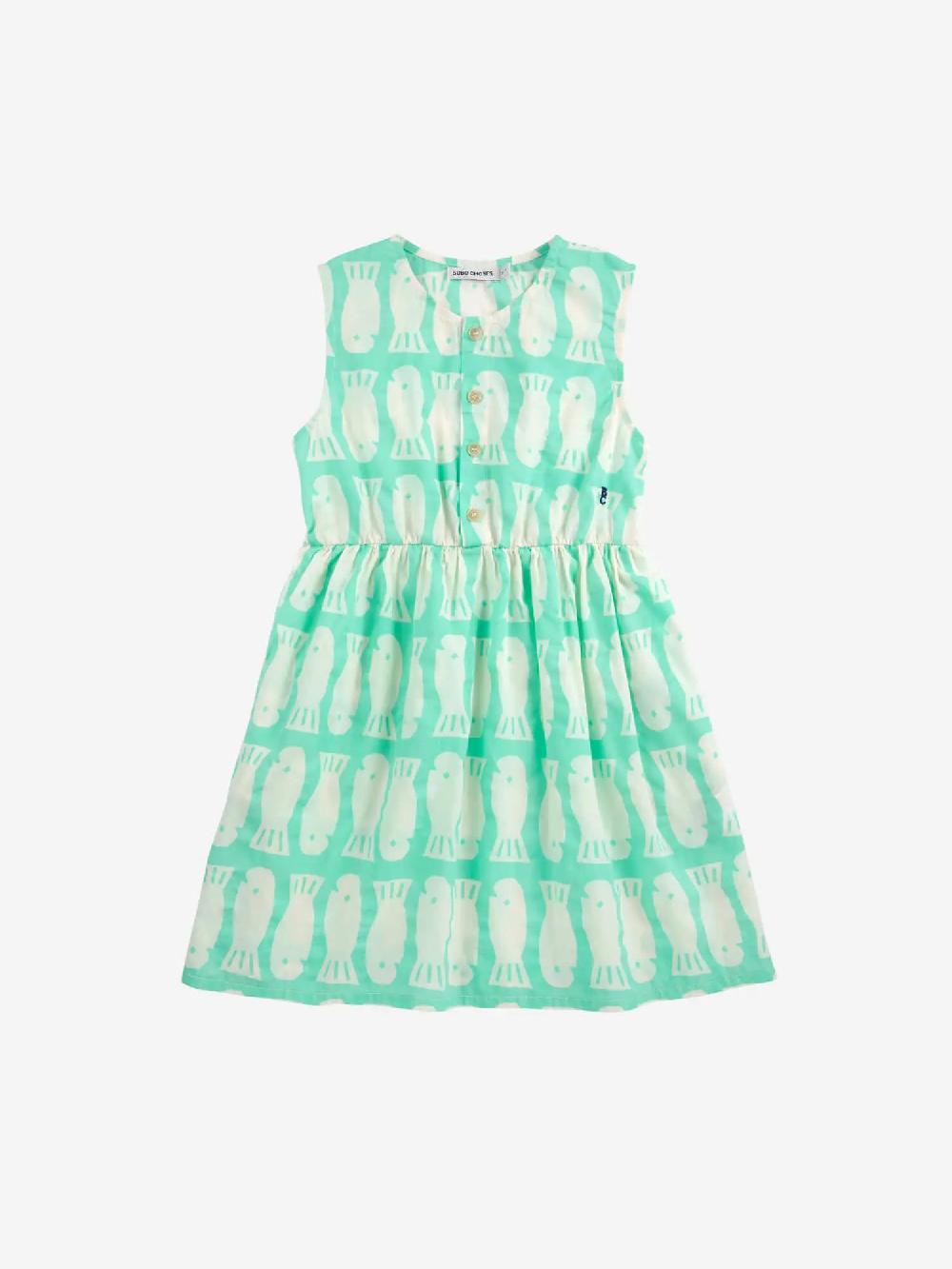 Bobo Choses Lucky Fish All Over Sleeveless Dress