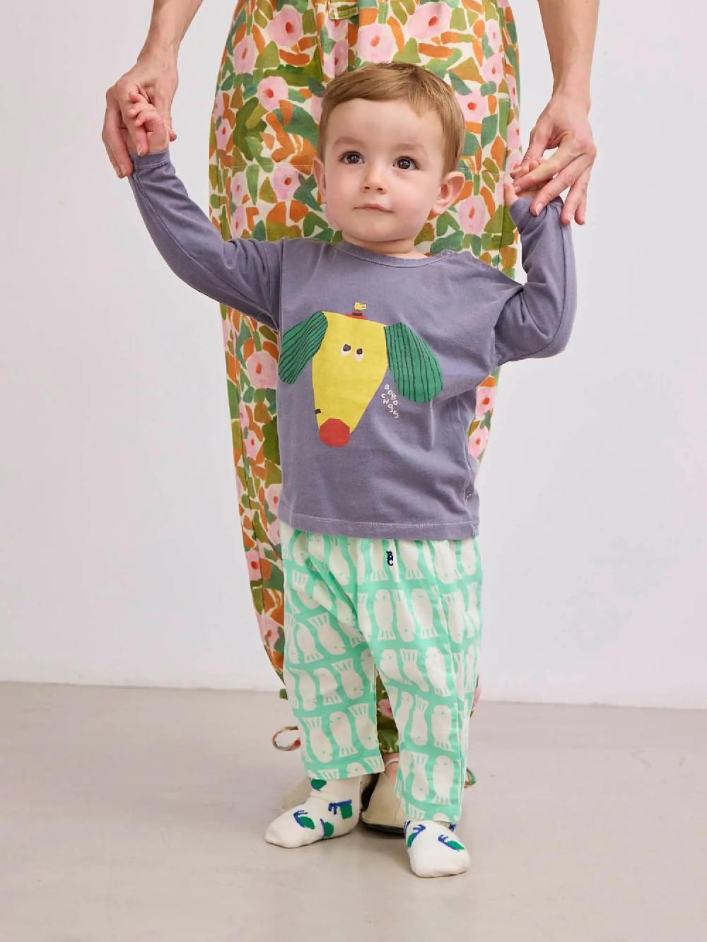 Bobo Choses Lucky Fish All Over Woven Harem Pants