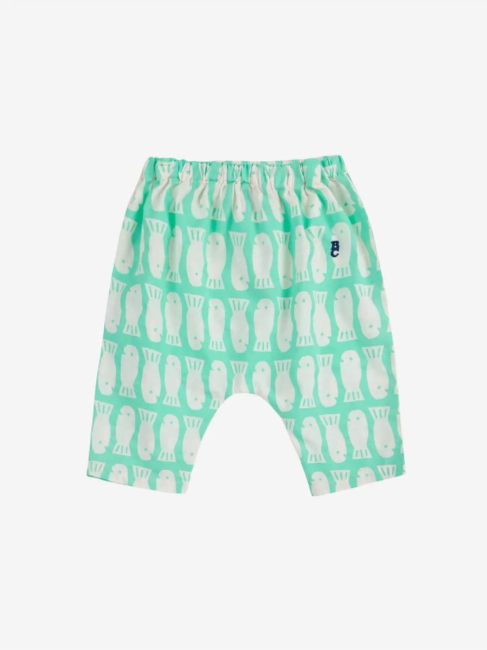 Bobo choses Lucky Fish all over woven harem pants