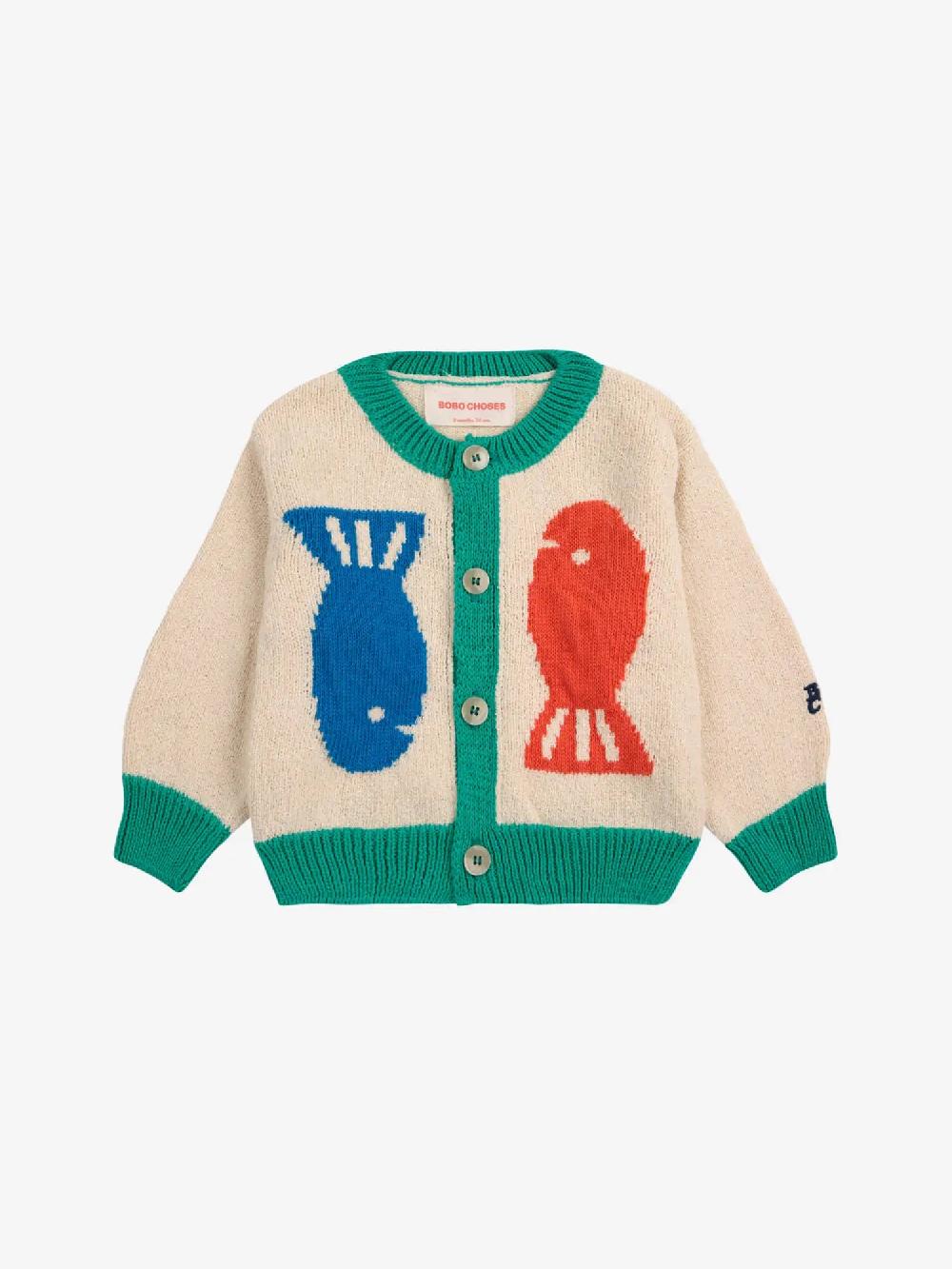 Bobo choses Lucky Fish cardigan