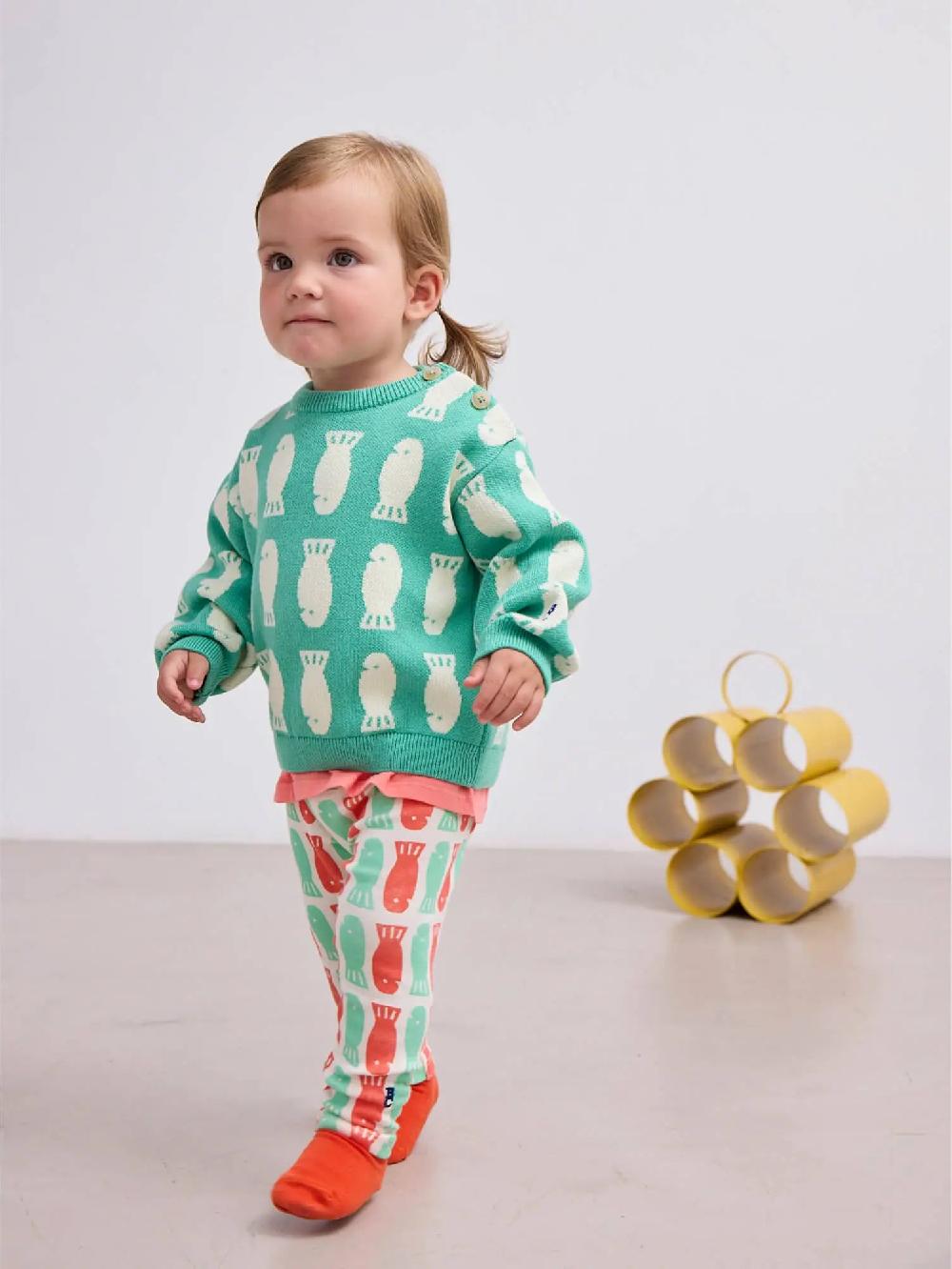 Bobo Choses Lucky Fish Jacquard Jumper