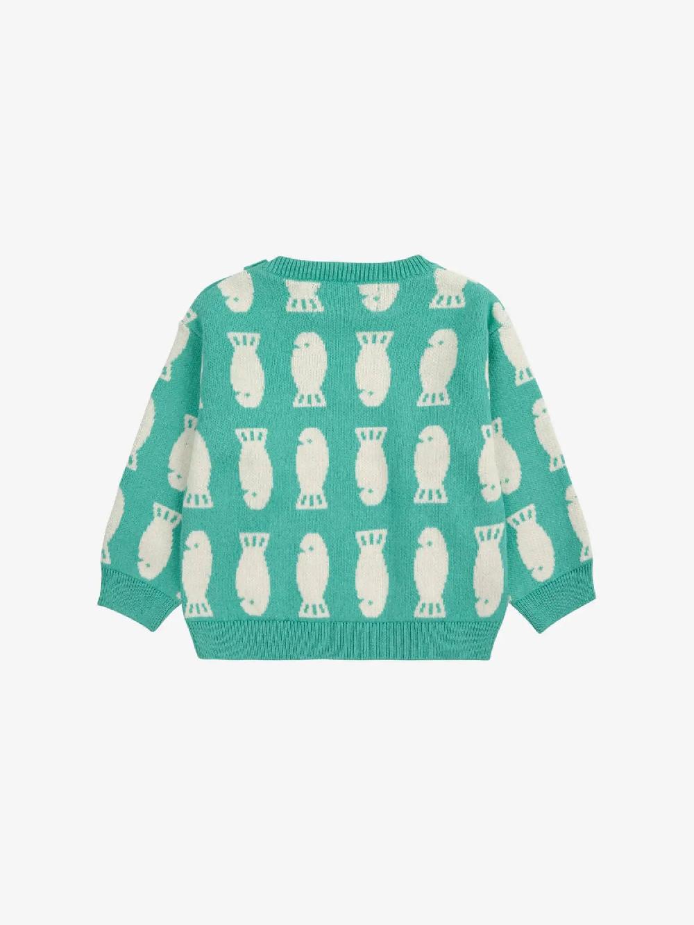 Bobo Choses Lucky Fish Jacquard Jumper