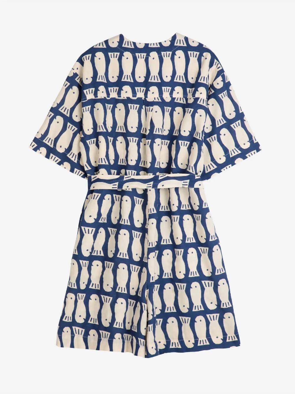 Bobo Choses Lucky Fish Print Playsuit