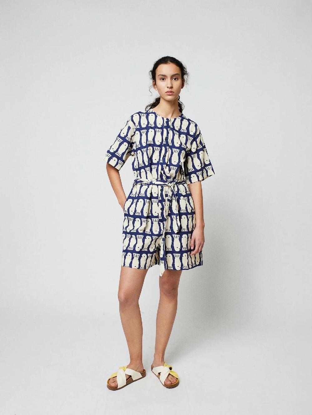 Bobo choses Lucky Fish print playsuit