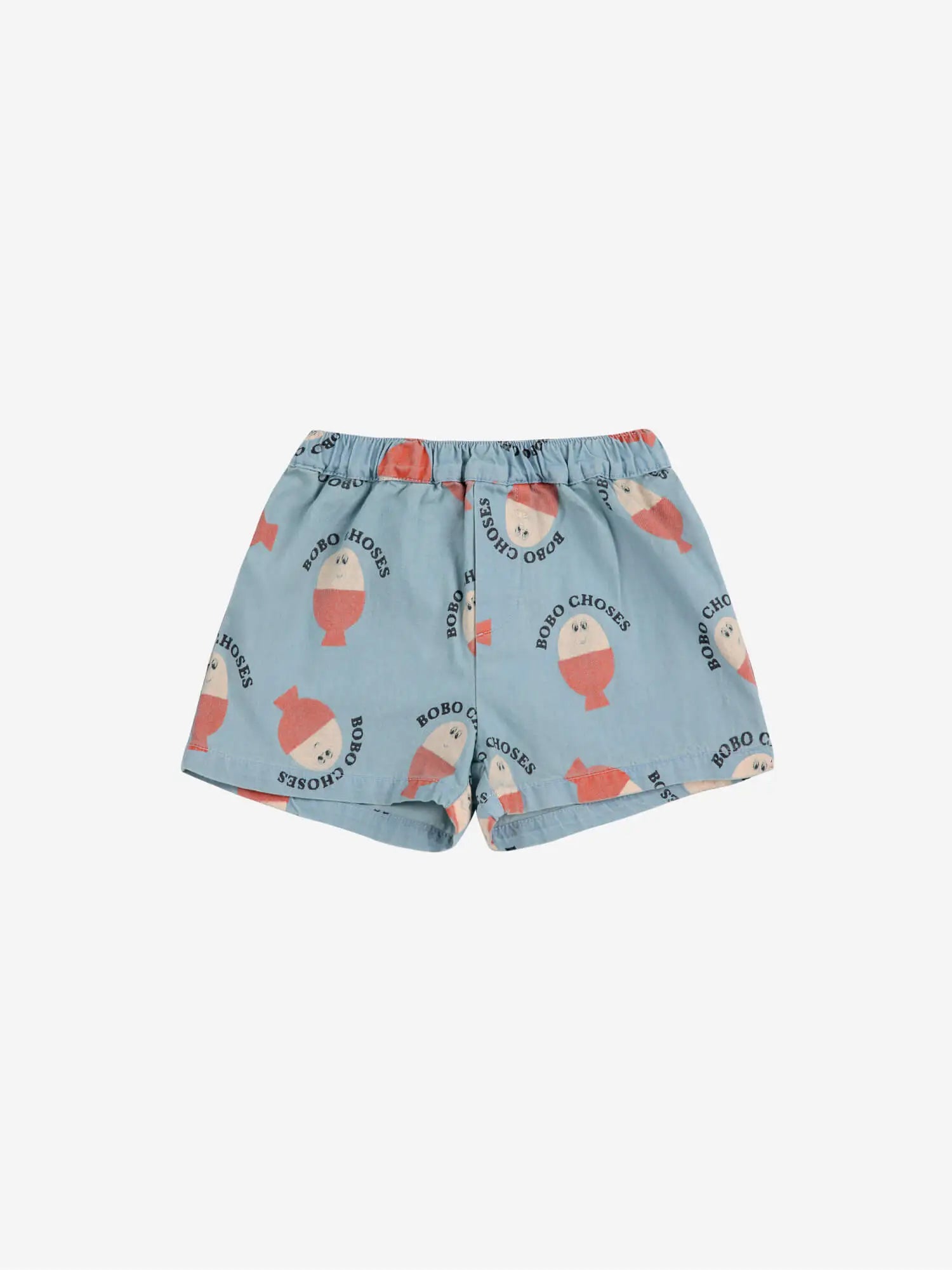 Bobo choses Morning Egg all over denim shorts