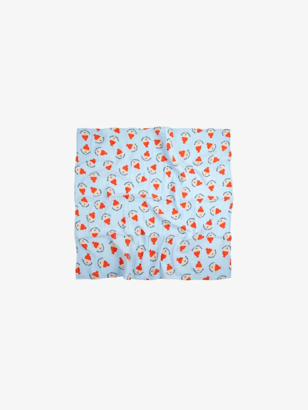 Bobo Choses Morning Egg All Over Muslin & Bib Set