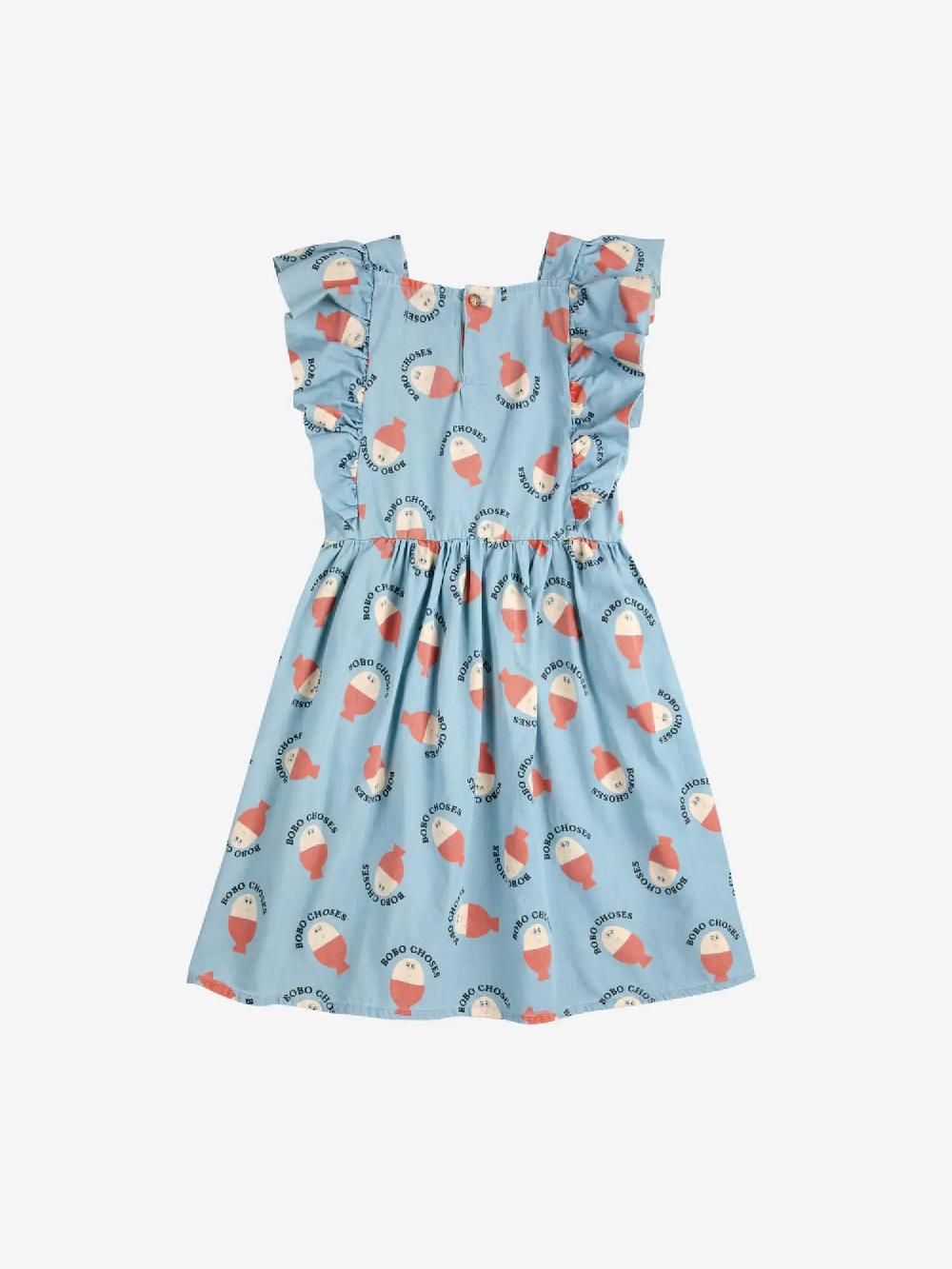 Bobo Choses Morning Egg All Over Ruffle Dress