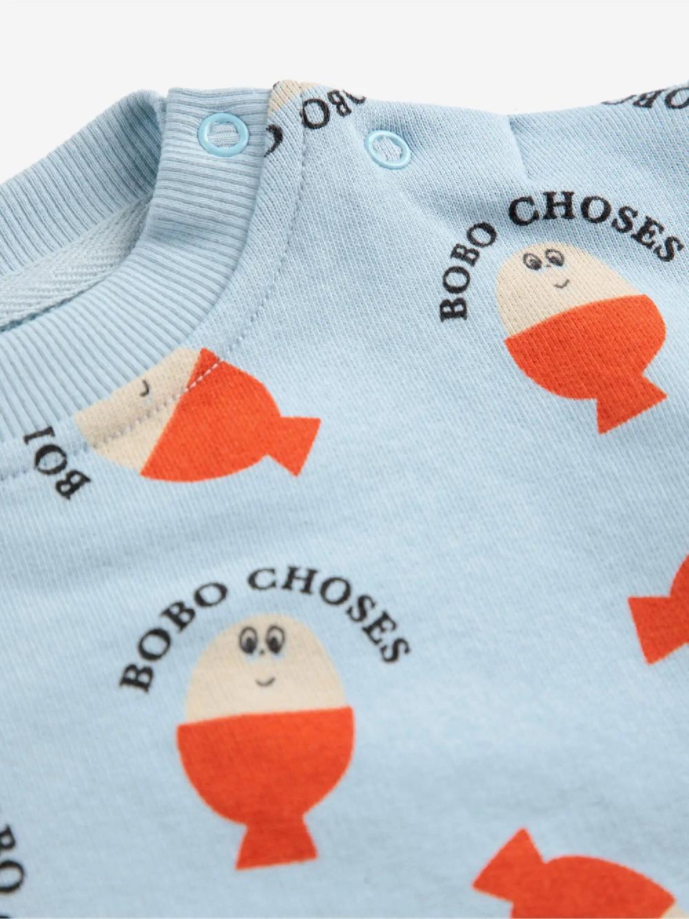 Bobo Choses Morning Egg All Over Sweatshirt