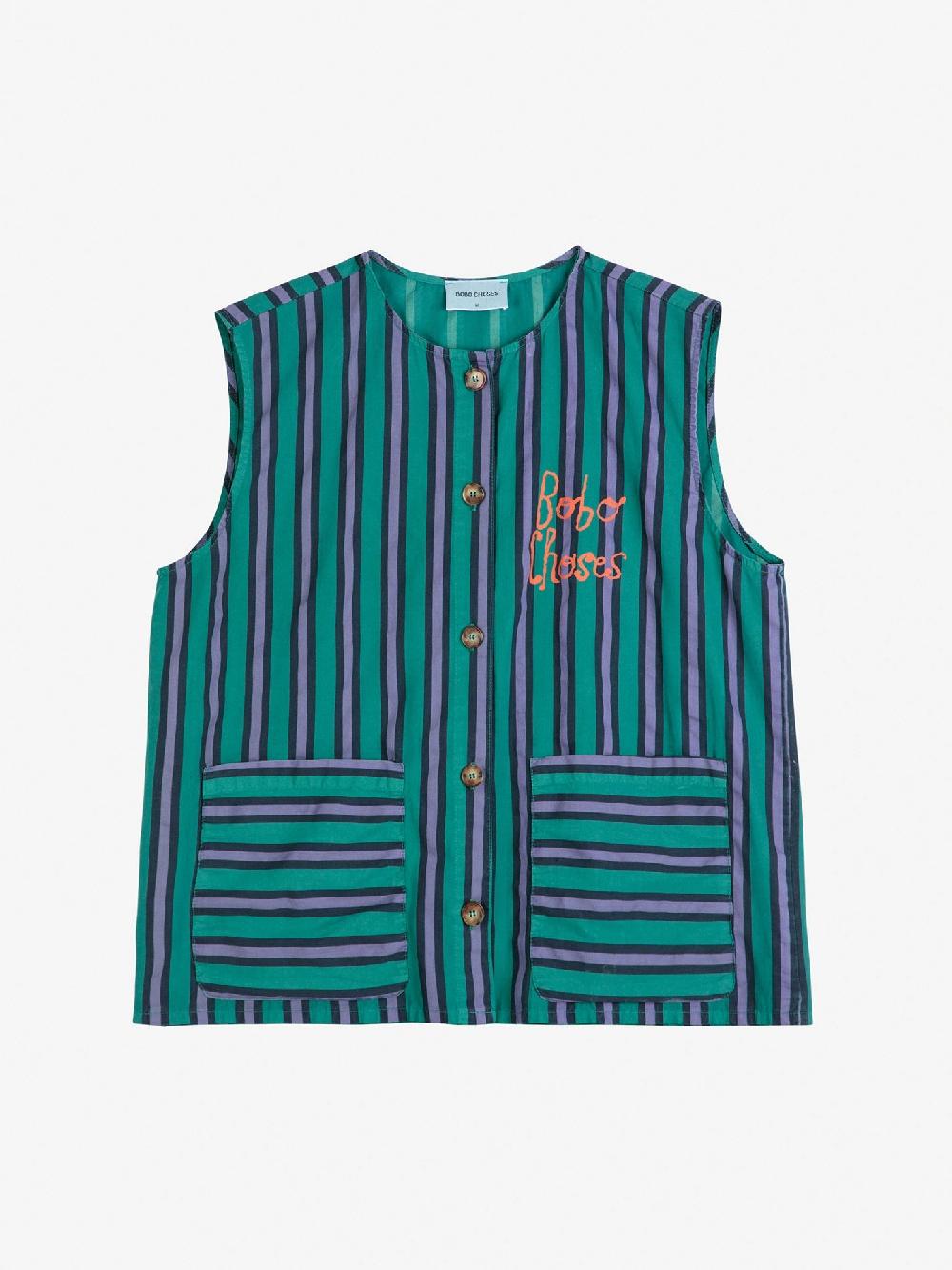 Bobo Choses Multi Striped Sleevesless Shirt