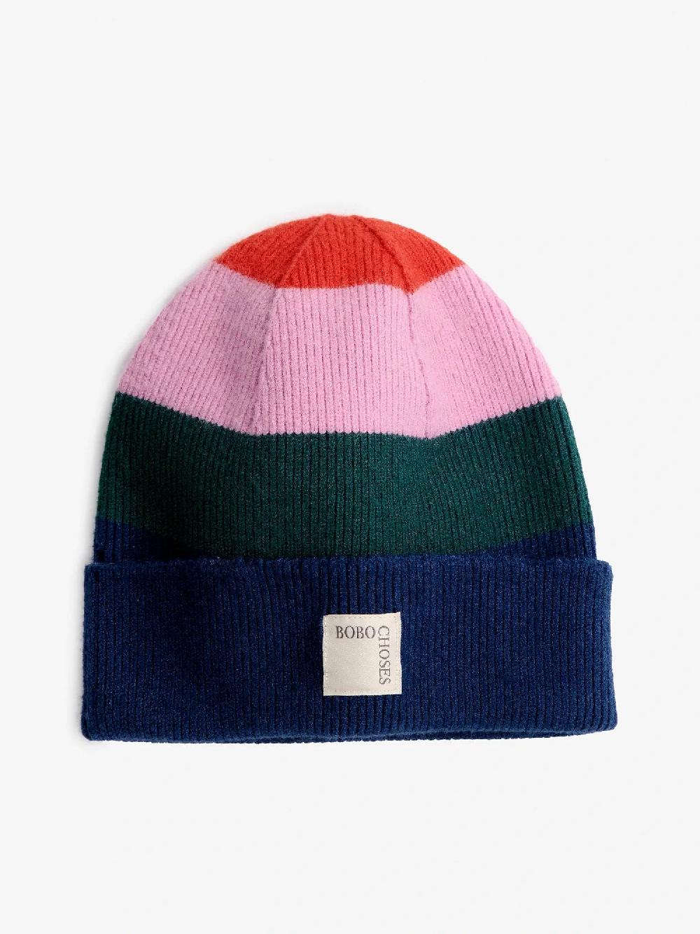 Bobo Choses Multi Stripes Knitted Beanie