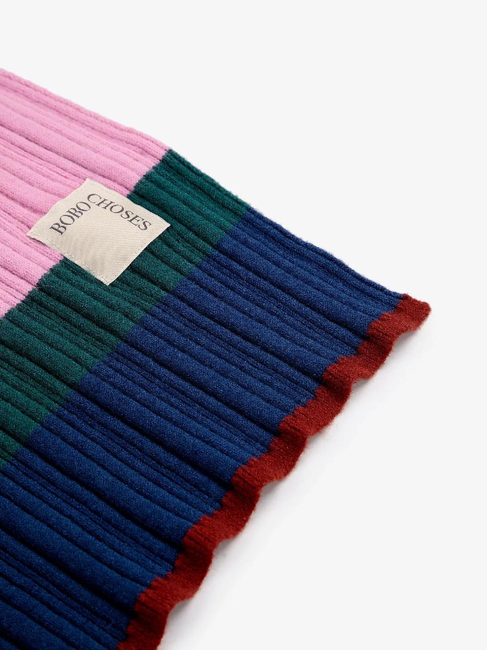 Bobo Choses Multi Stripes Knitted Scarf