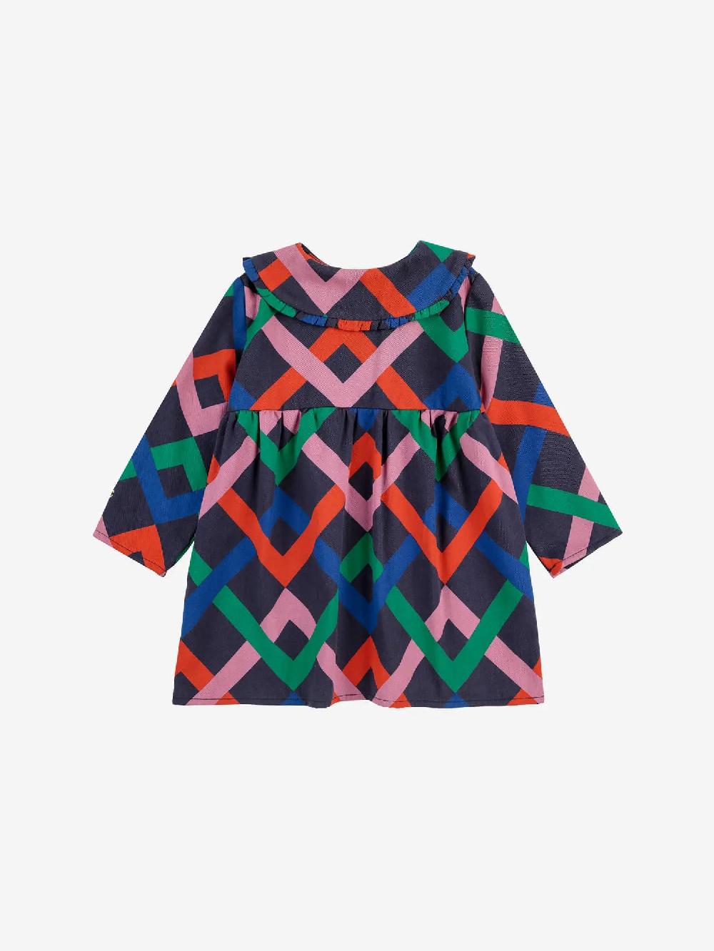 Bobo Choses Multicolor Garland Woven Dress