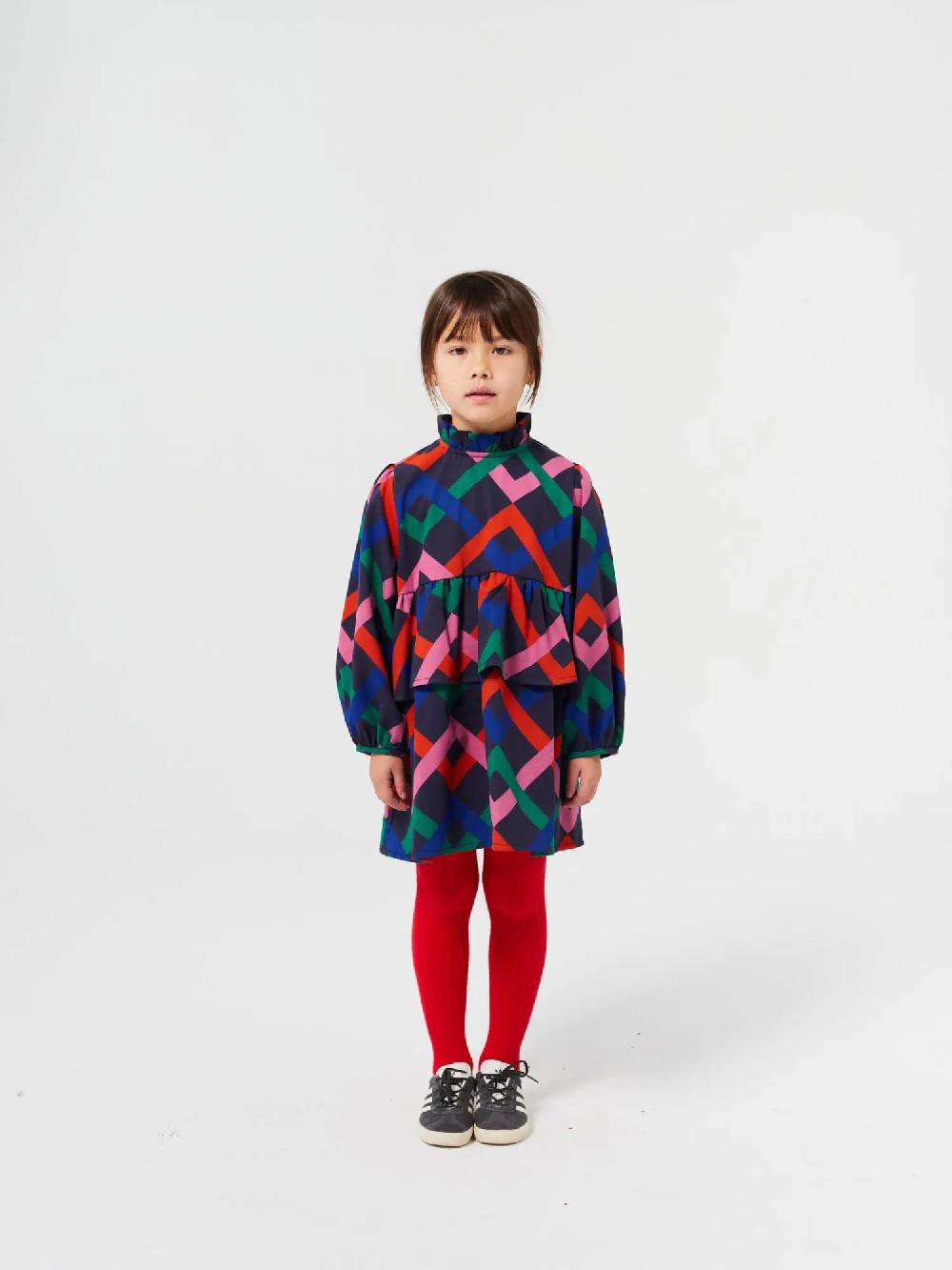 Bobo choses Multicolor Garland woven dress