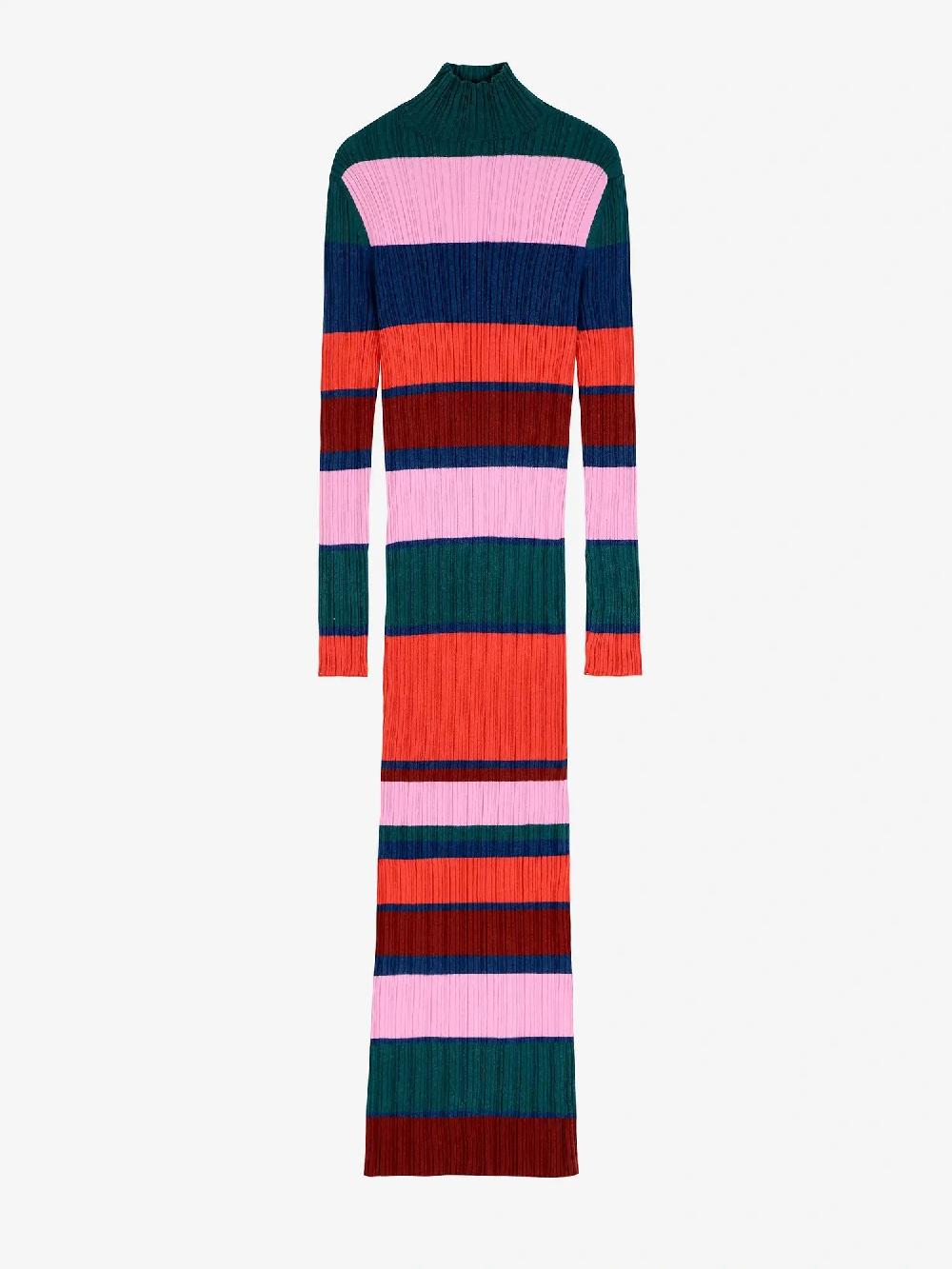 Bobo Choses Multicolor Striped Knitted Dress