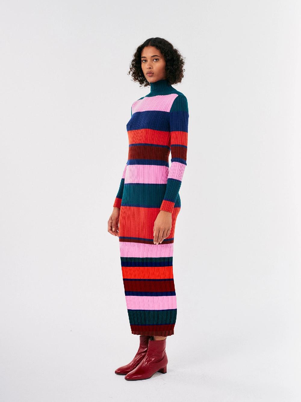 Bobo Choses Multicolor Striped Knitted Dress