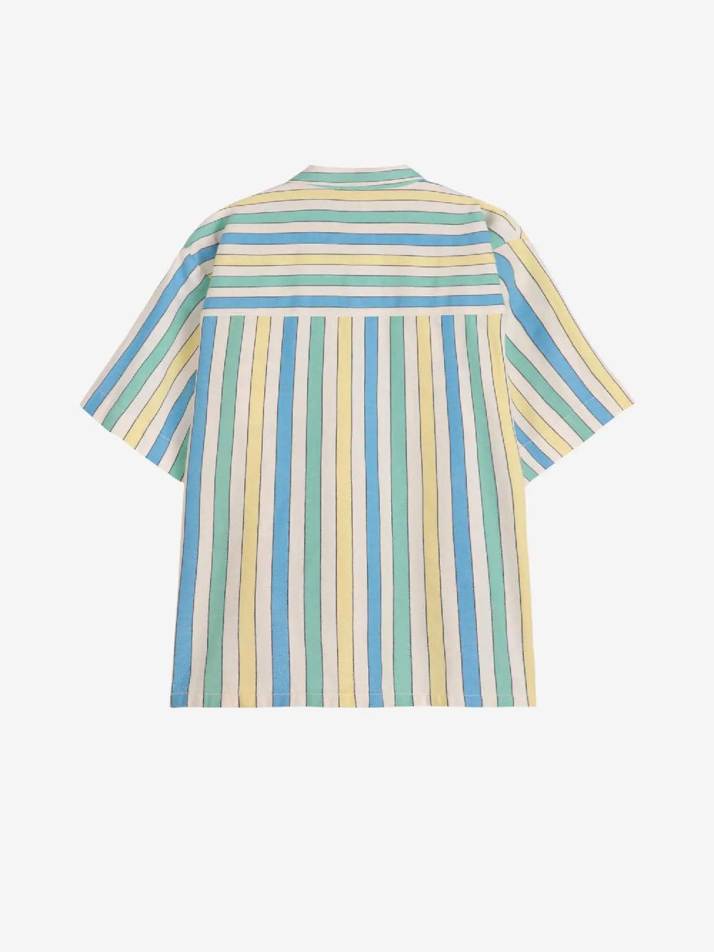 Bobo Choses Multicolor Stripes Relaxed Shirt