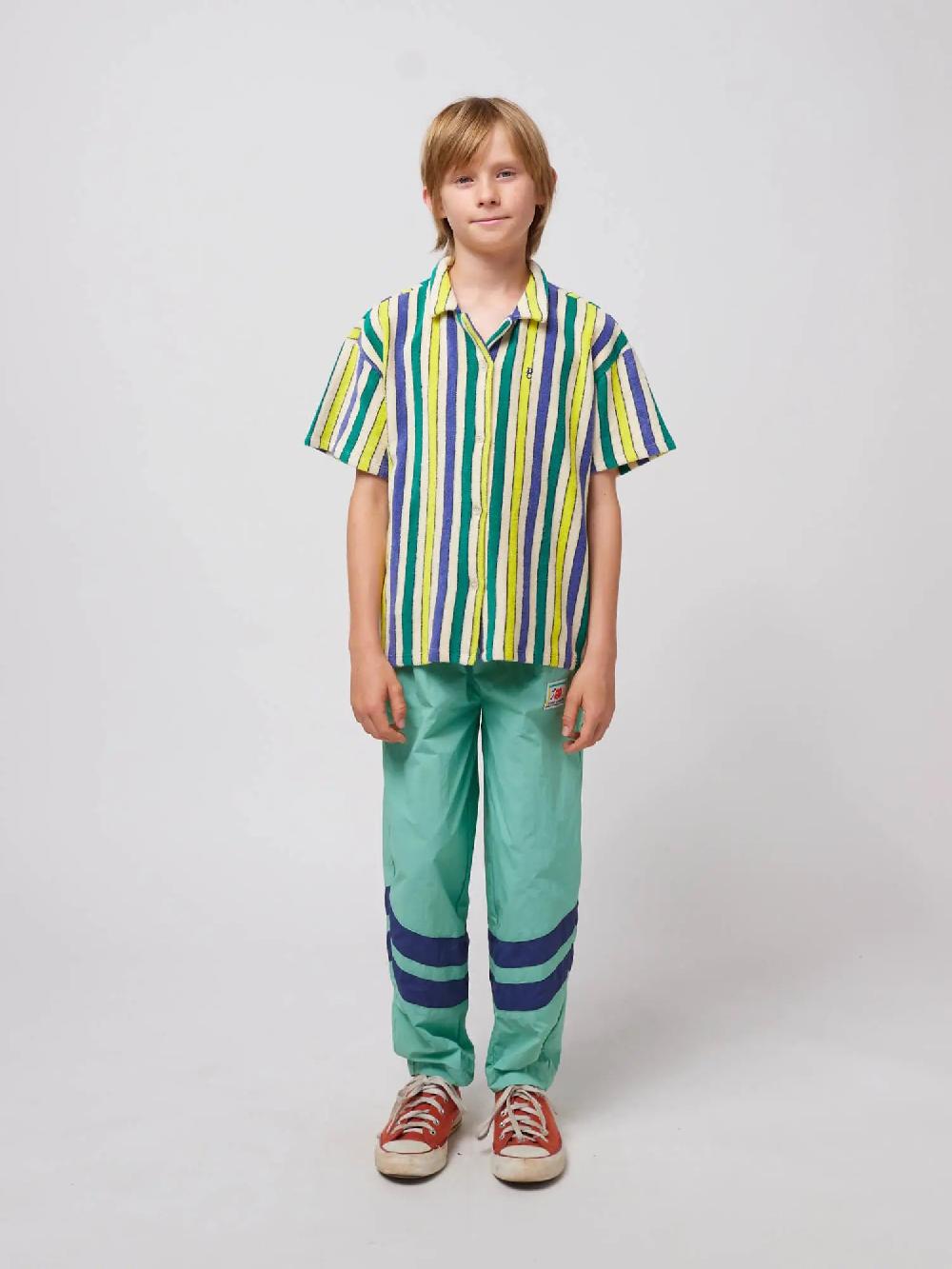 Bobo Choses Multicolor Stripes Terry Cloth Shirt