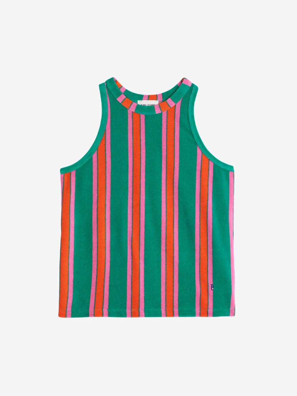 Bobo Choses Multicolor Stripes Terry Tank Top
