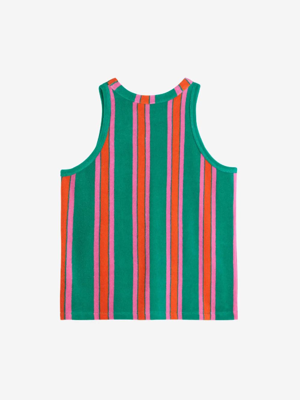 Bobo Choses Multicolor Stripes Terry Tank Top