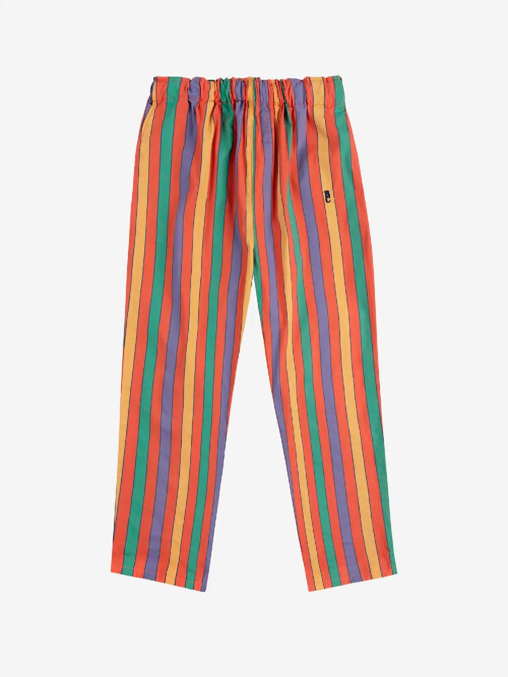 Bobo choses Multicolor stripes woven pants